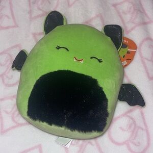 Green and Black Bat Plush Toy